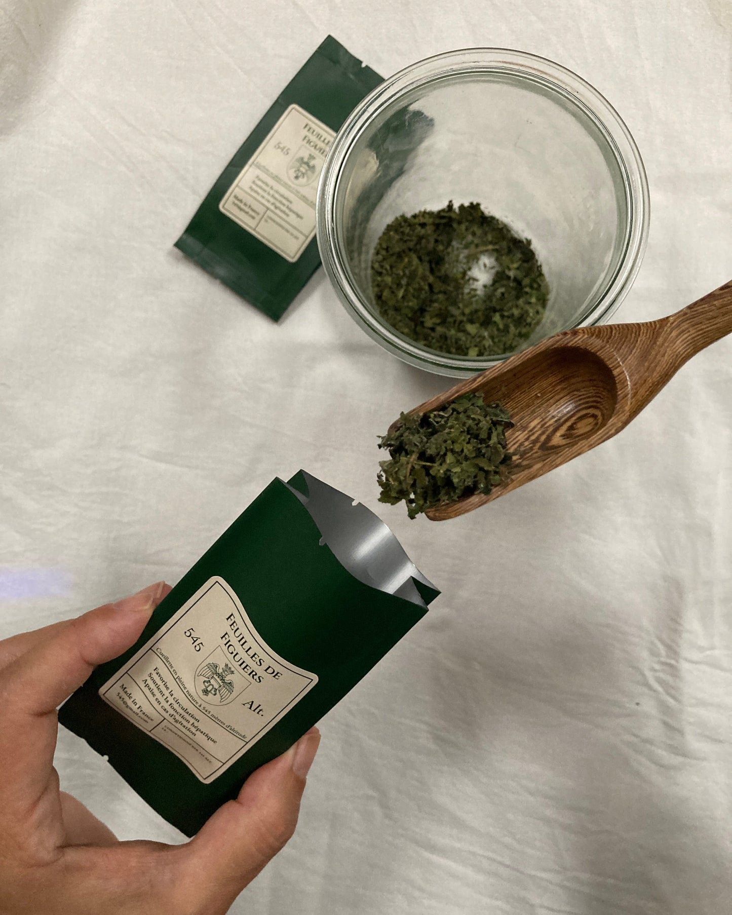 SACHET DE PAILLETTES DE FEUILLES DE FIGUIER 545 Alt