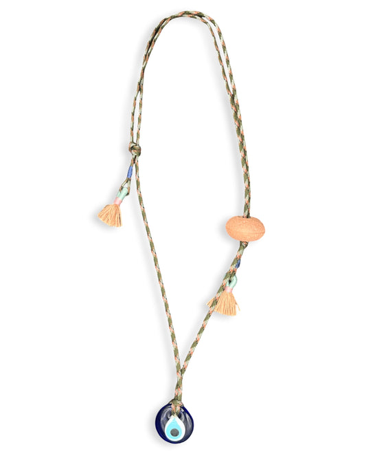 COLLIER GRECE VERT