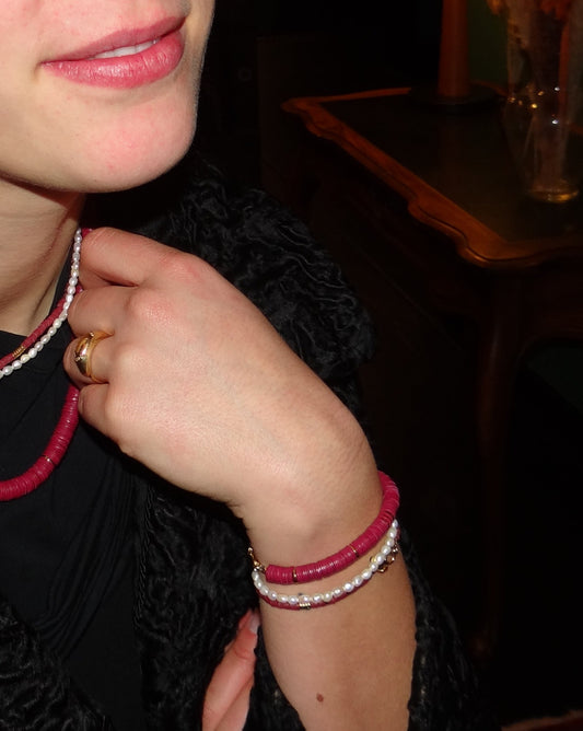 BRACELET INES BORDEAUX