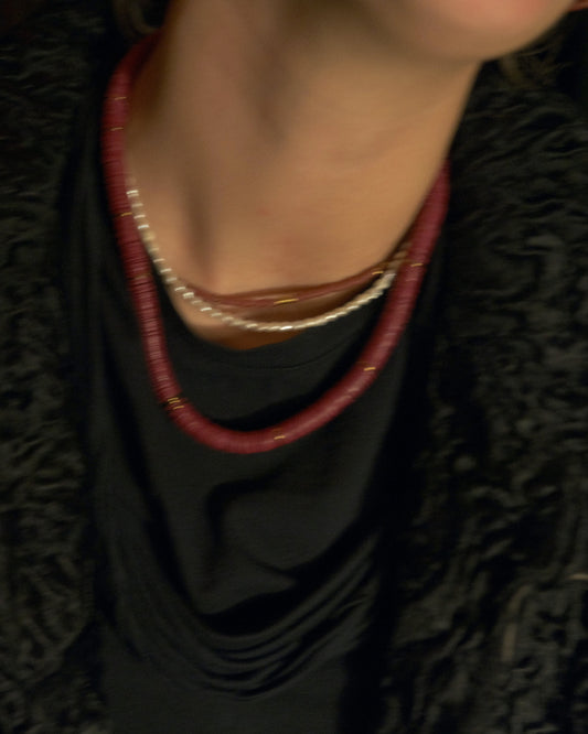 COLLIER BROOKLYN BORDEAUX