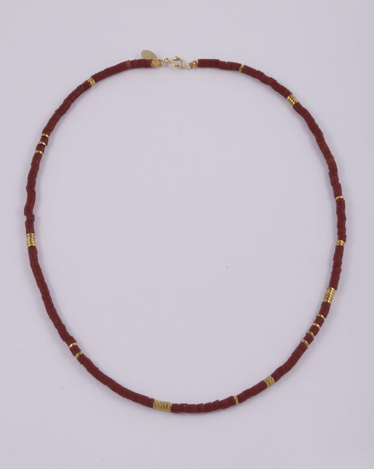COLLIER BROOKLYN BORDEAUX